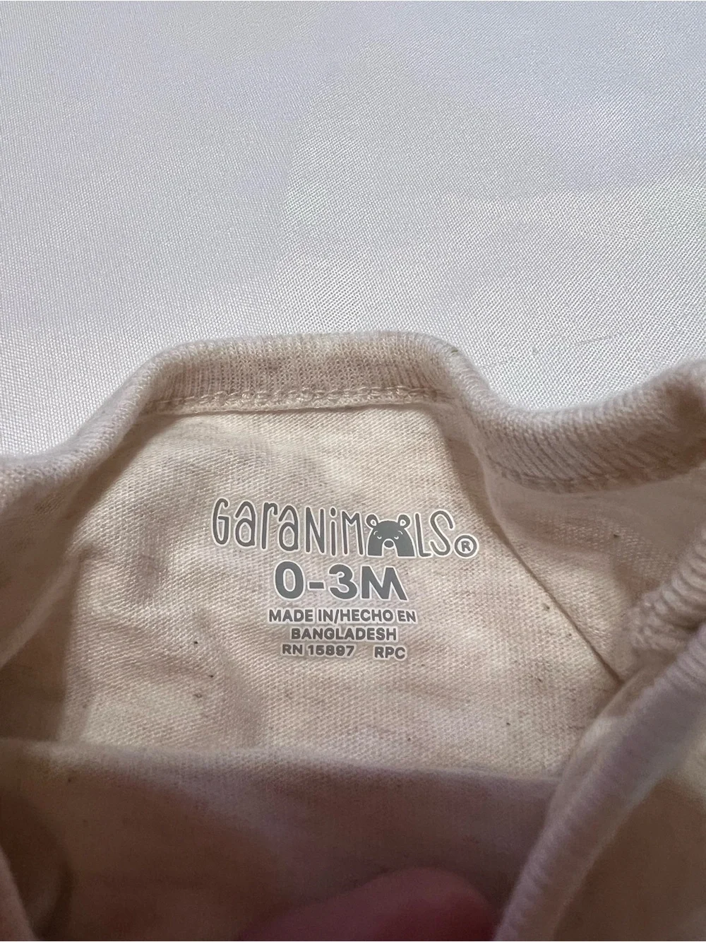 Garanimals cream long